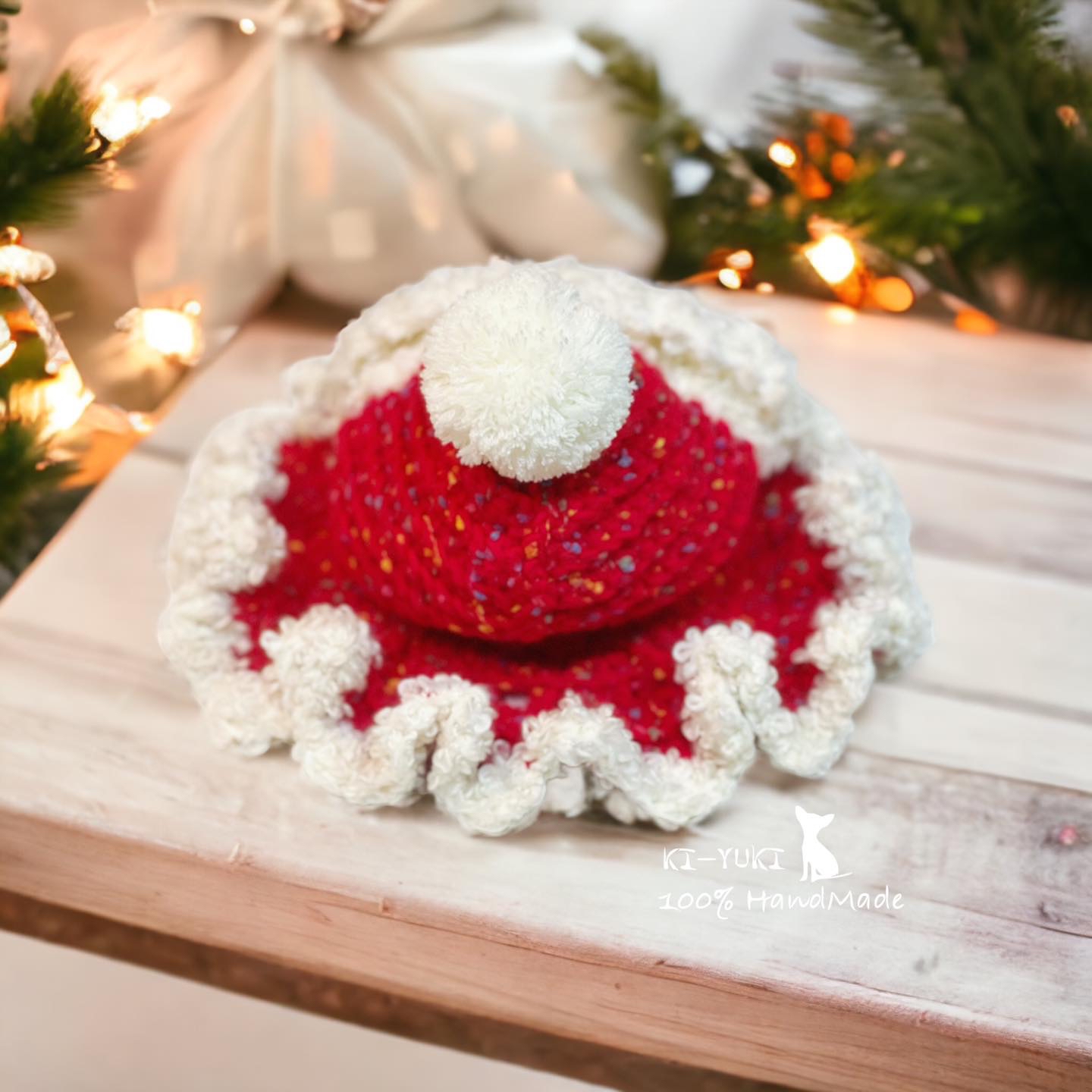 原創設計 毛冷編織作品 短版連帽斗篷（頸後有扣位洞）