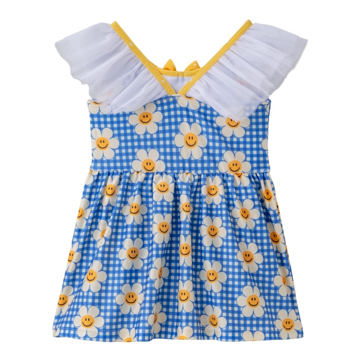 🇯🇵限時預訂 日本直送🇯🇵Wiggle Wiggle花花格紋荷葉邊連體泳衣