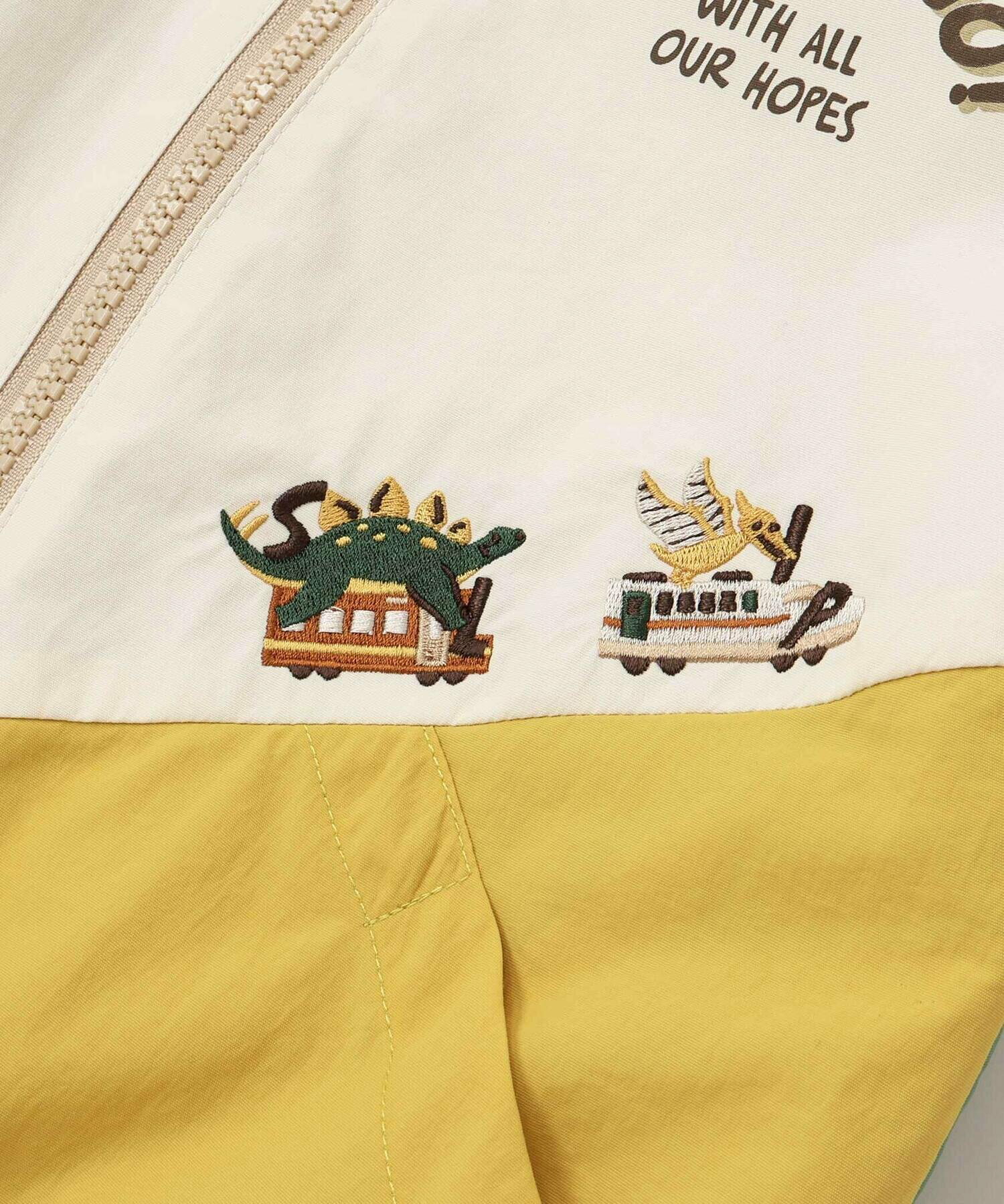 🆕【⭐訂購⭐】🌀 🇯🇵 日本直送 恐龍車輛刺繡 撞色設計/滿版印花 雙面 #連帽風褸［2款選］🌀 [ELJA-0208][261023]