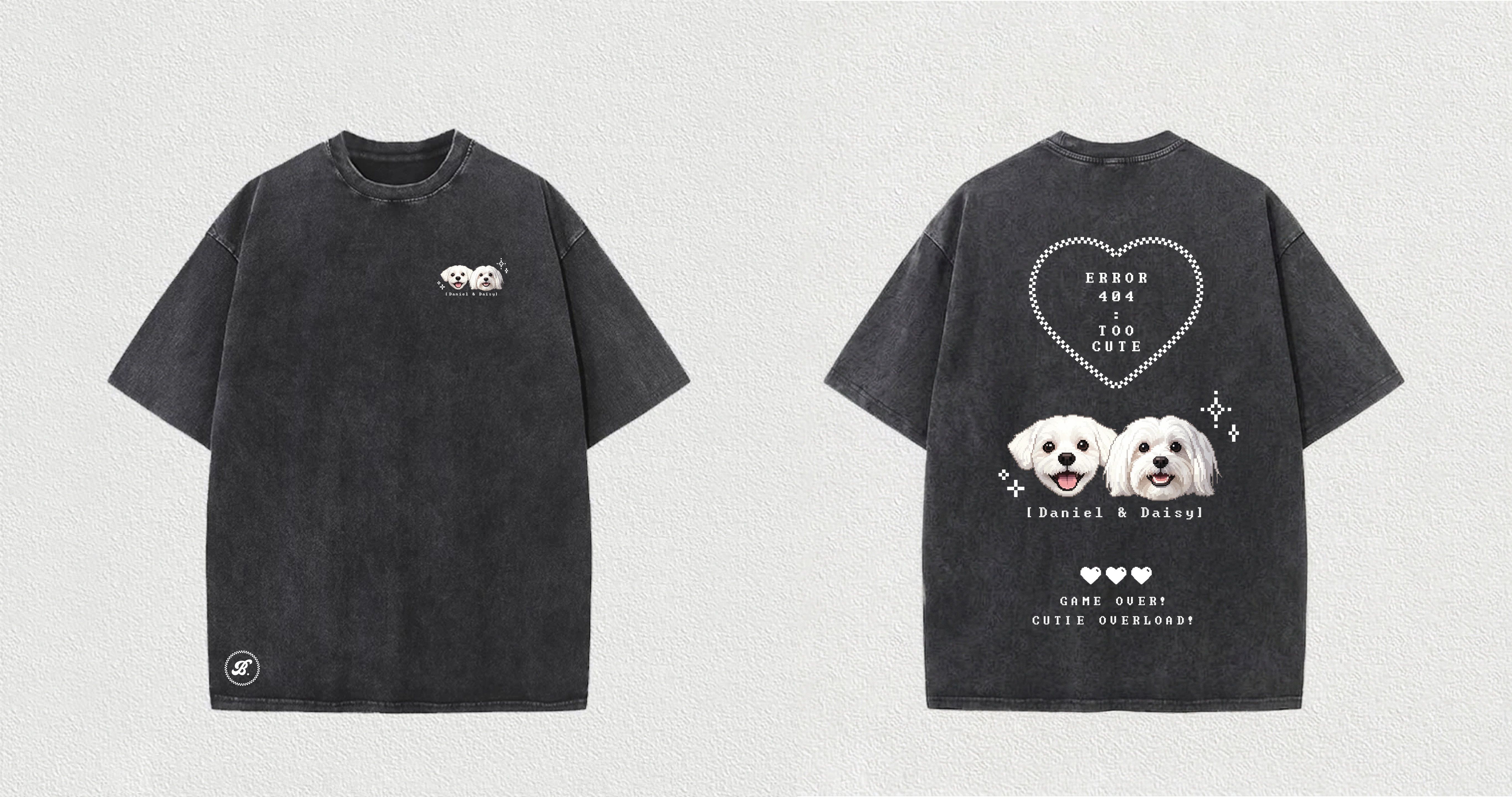 【寵物客製】男女 Oversize T-shirt