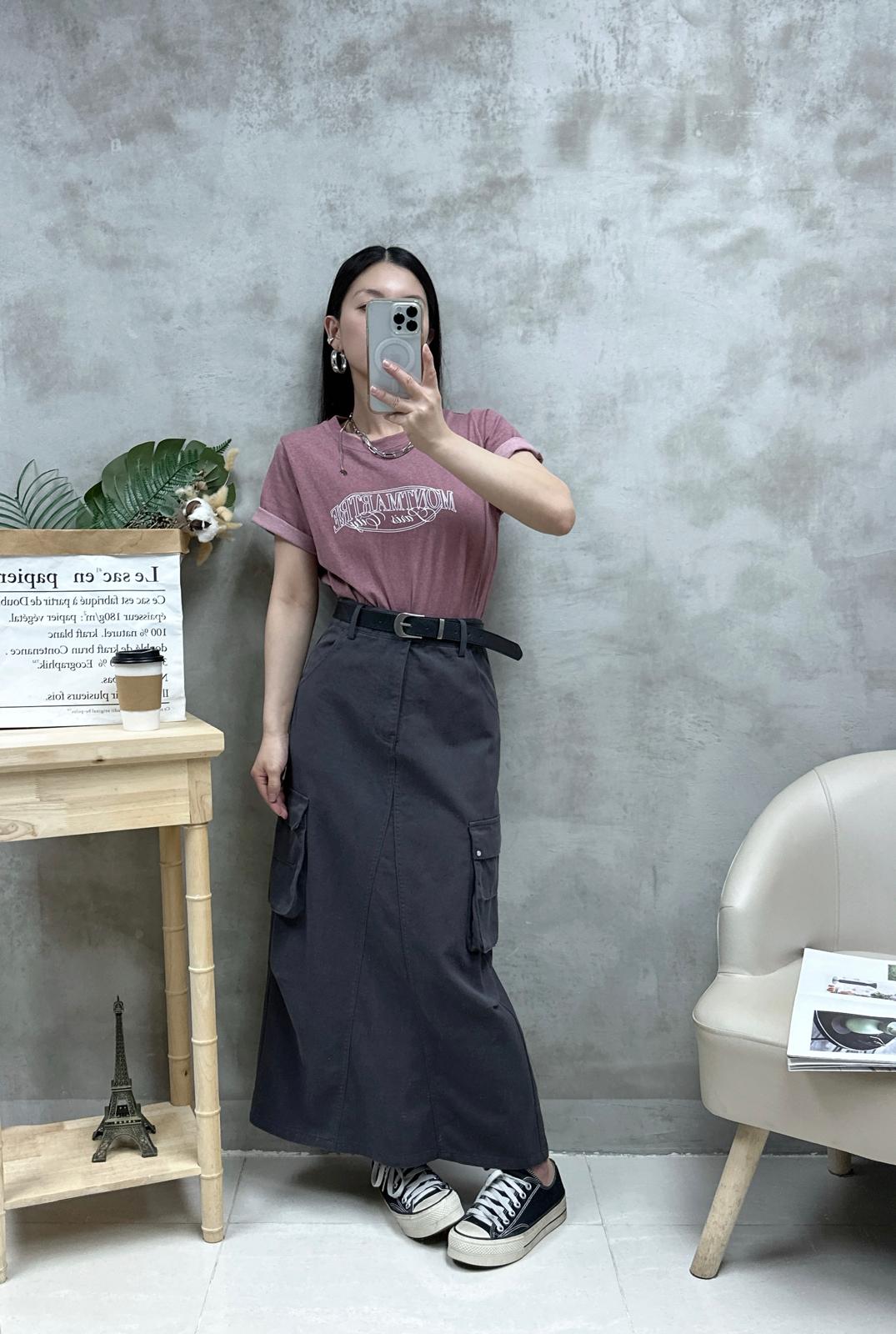 K12 洗水棉燙字Top