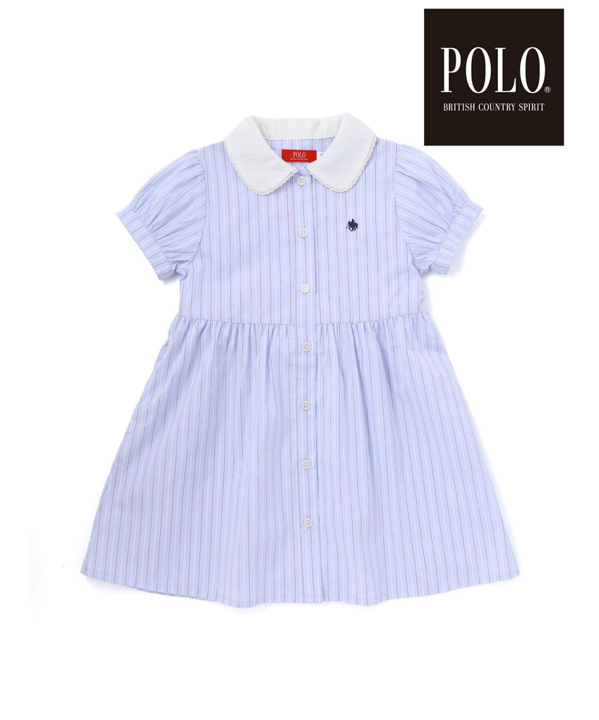 🇯🇵預訂 日本直送🇯🇵Slap Slip x Polo Bcs兩色標誌刺繡蝴蝶結翻領短袖連身裙