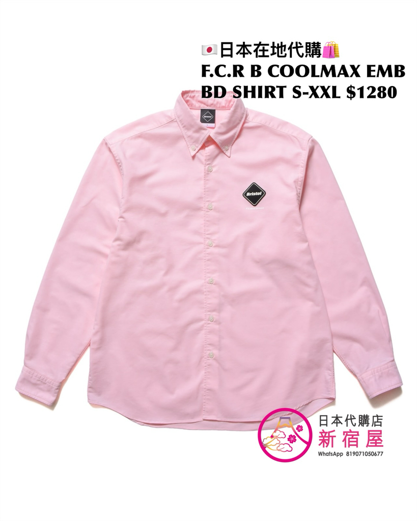 F.C.REAL BRISTOL COOLMAX EMBLEM B.D SHIRT
