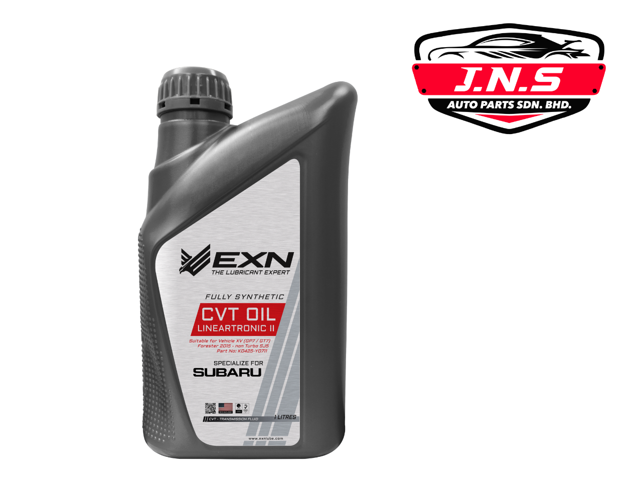 EXN Fully Synthetic CVT Oil Lineartronic II 1L for Subaru XV (GP7/GT7) & Forester SJ5 Non-Turbo