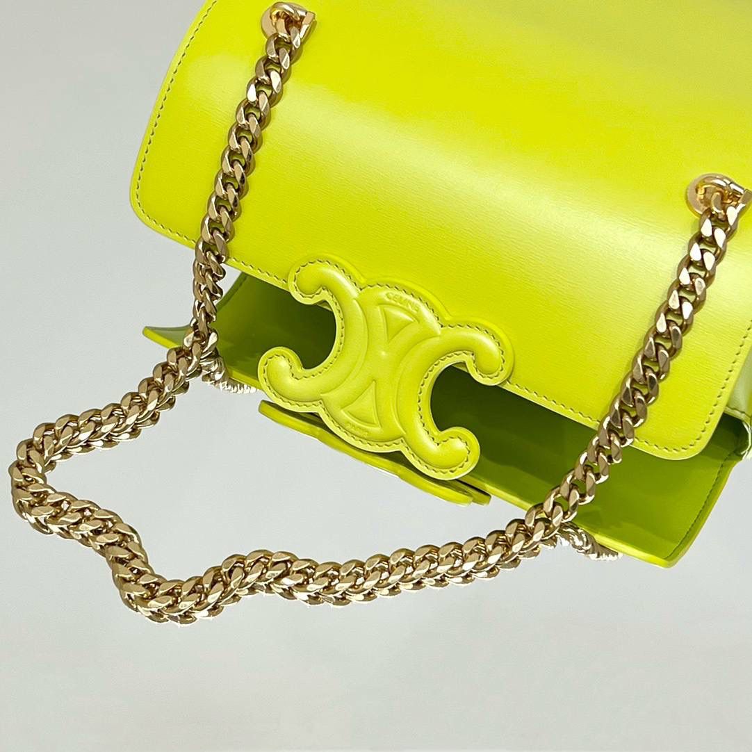 🔥大货实拍图 𝗖𝗘𝗟𝗜𝗡𝗘 ♥ 𝗧𝗥𝗜𝗢𝗠𝗣𝗛𝗘浮雕腋下包 型号：199243 尺寸：20.5*11.5*4cm