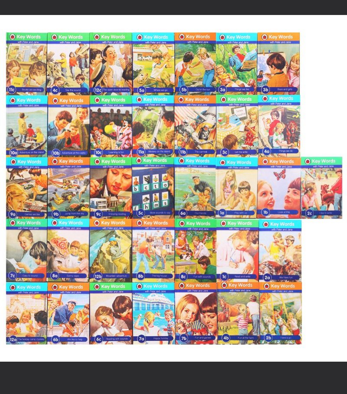 Ladybird key words box set 36 books