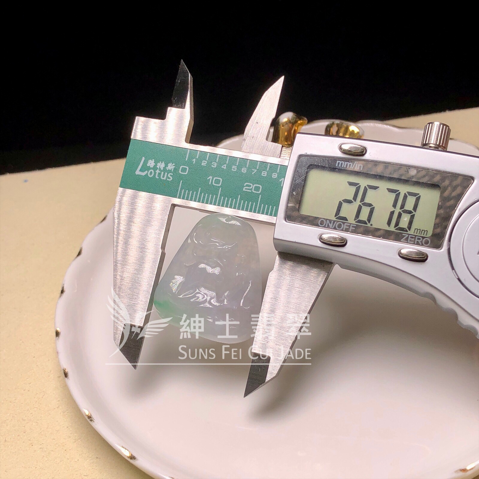 YK00107 金絲翡翠福鹿雙全