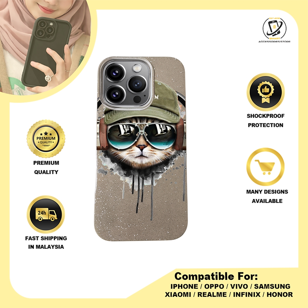BLING CASE PHONE FOR IPHONE - DESIGN CAT C