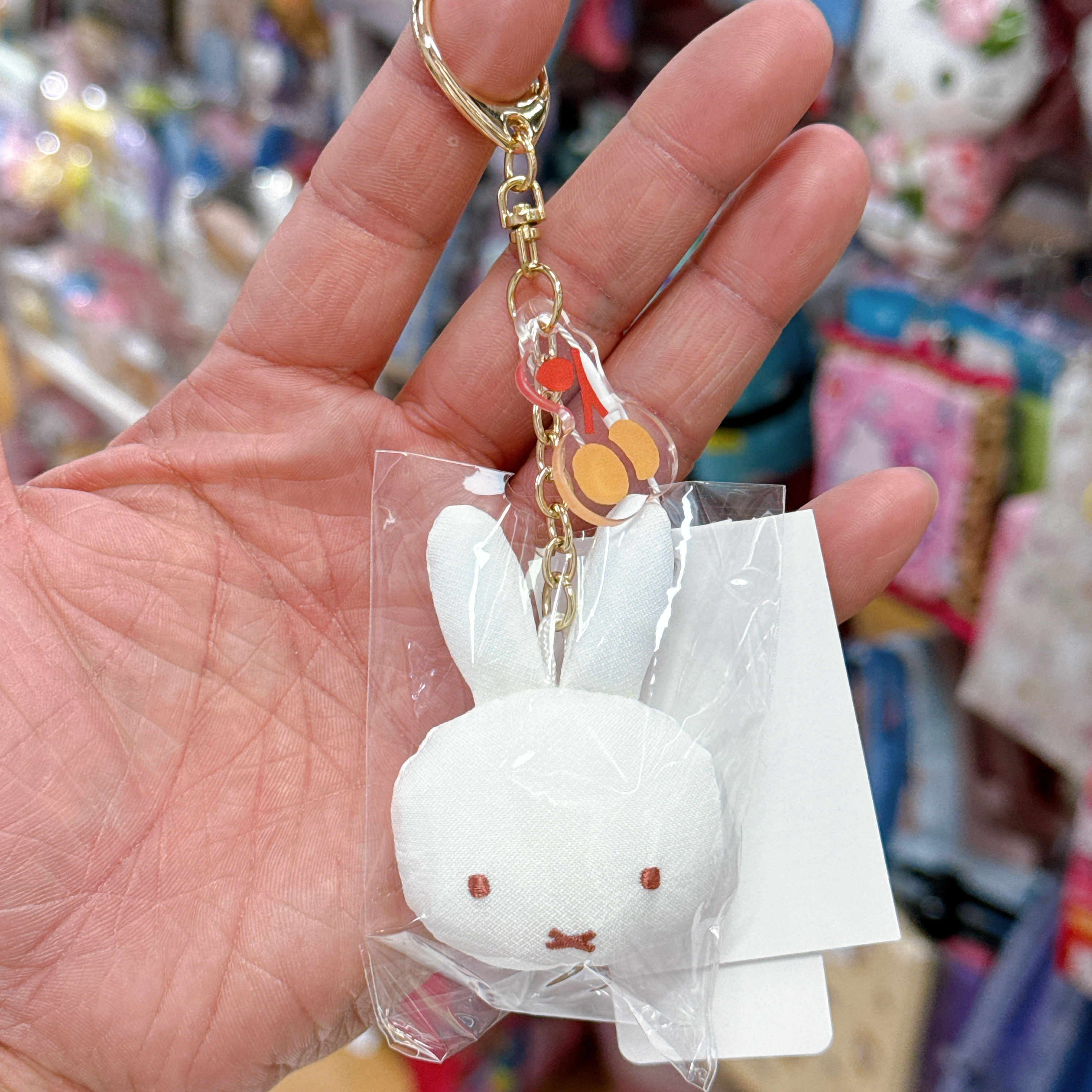 日本版Miffy公仔頭鎖匙扣