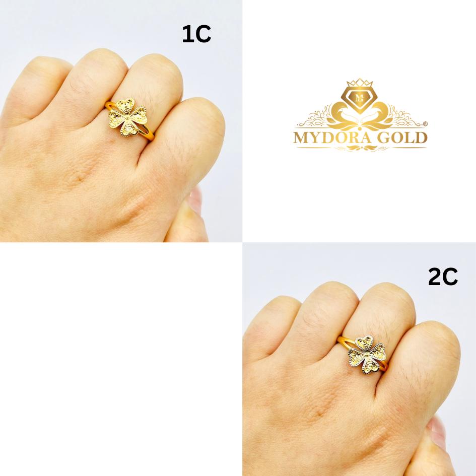 MYDORA Cincin Lucky Four In Love (5G) l EMAS 916/22K