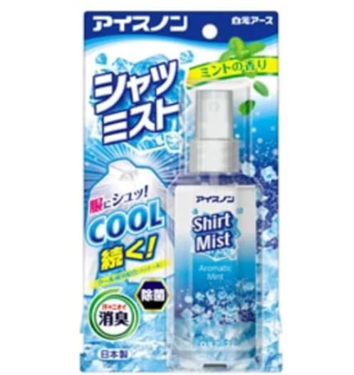 日本 白元 除菌消臭降溫冷感冰涼衣物噴霧 100mL - 1件 現貨