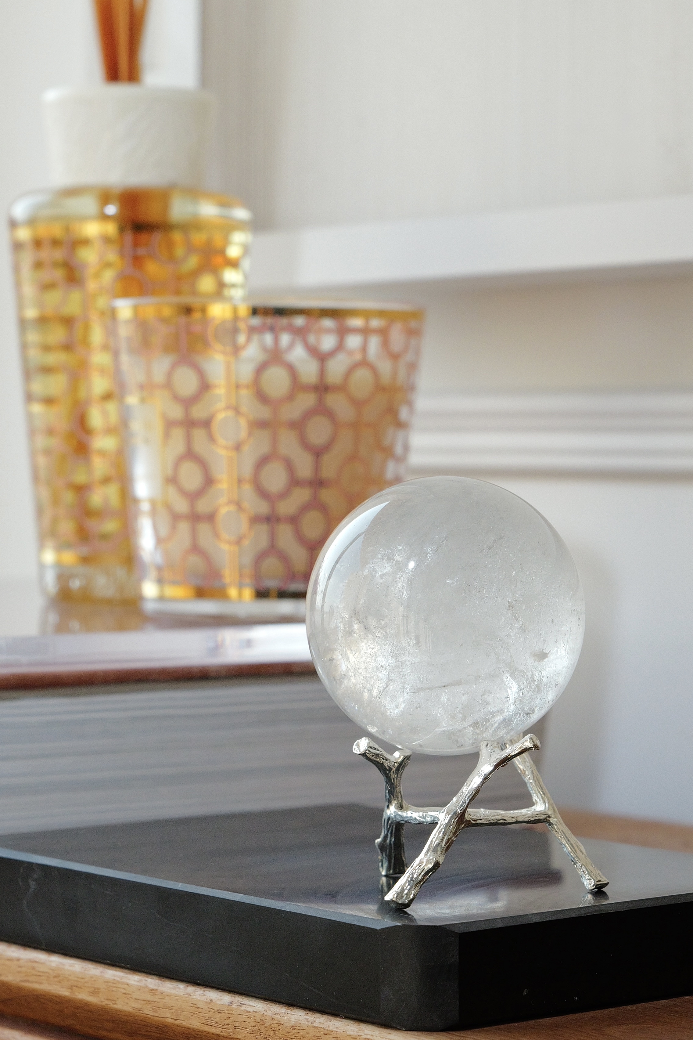  ༒5.95cm白水晶球༒ CQOO63C9G3TF-RA27*5EA