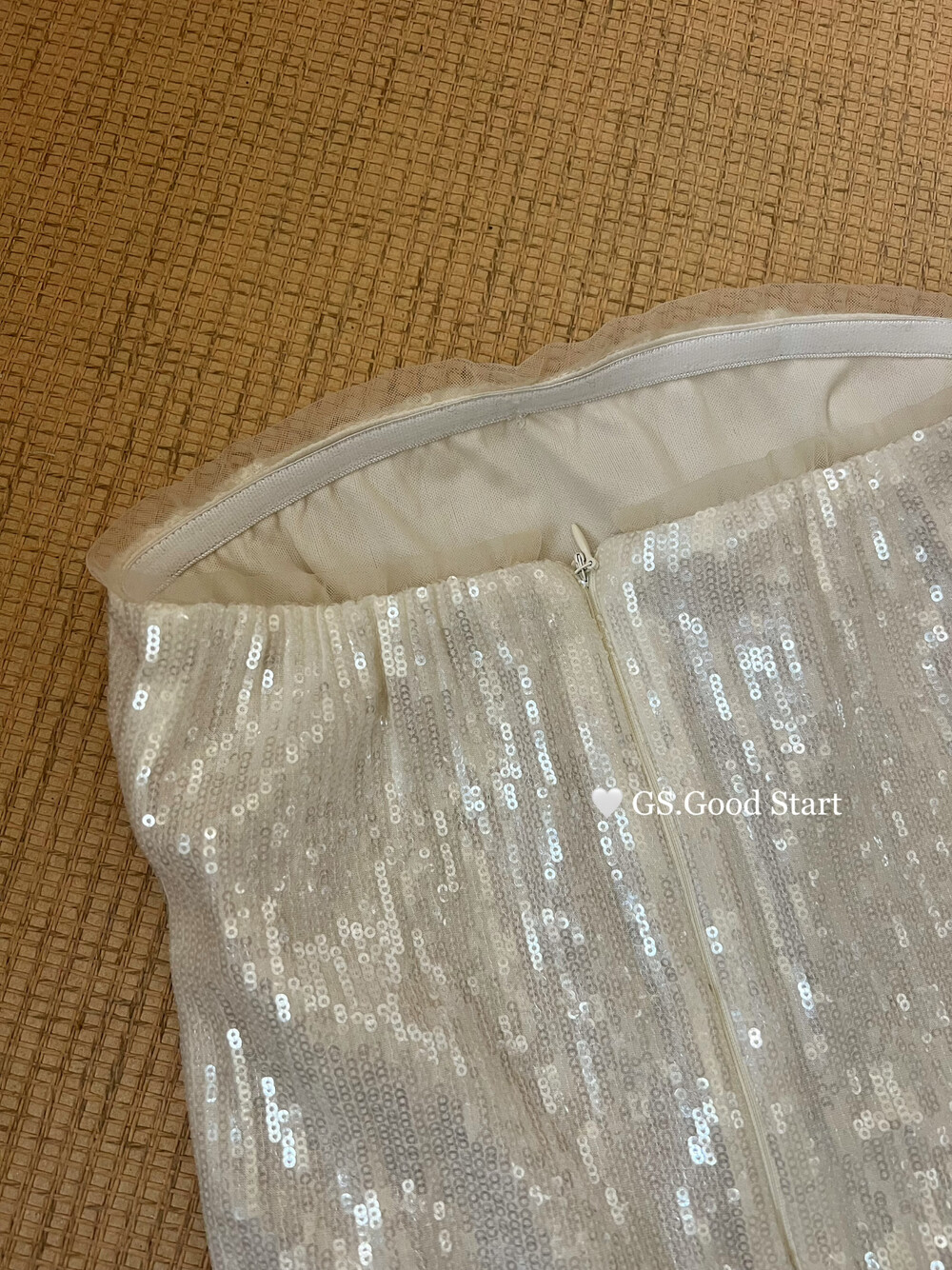 1799 GS START Sequin tube dress | 亮片抹胸长裙