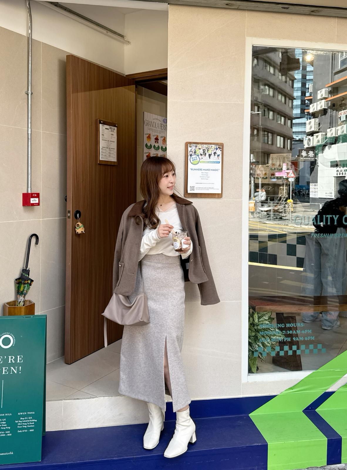 【上班/休閒】法式薄紗親膚反領上衣