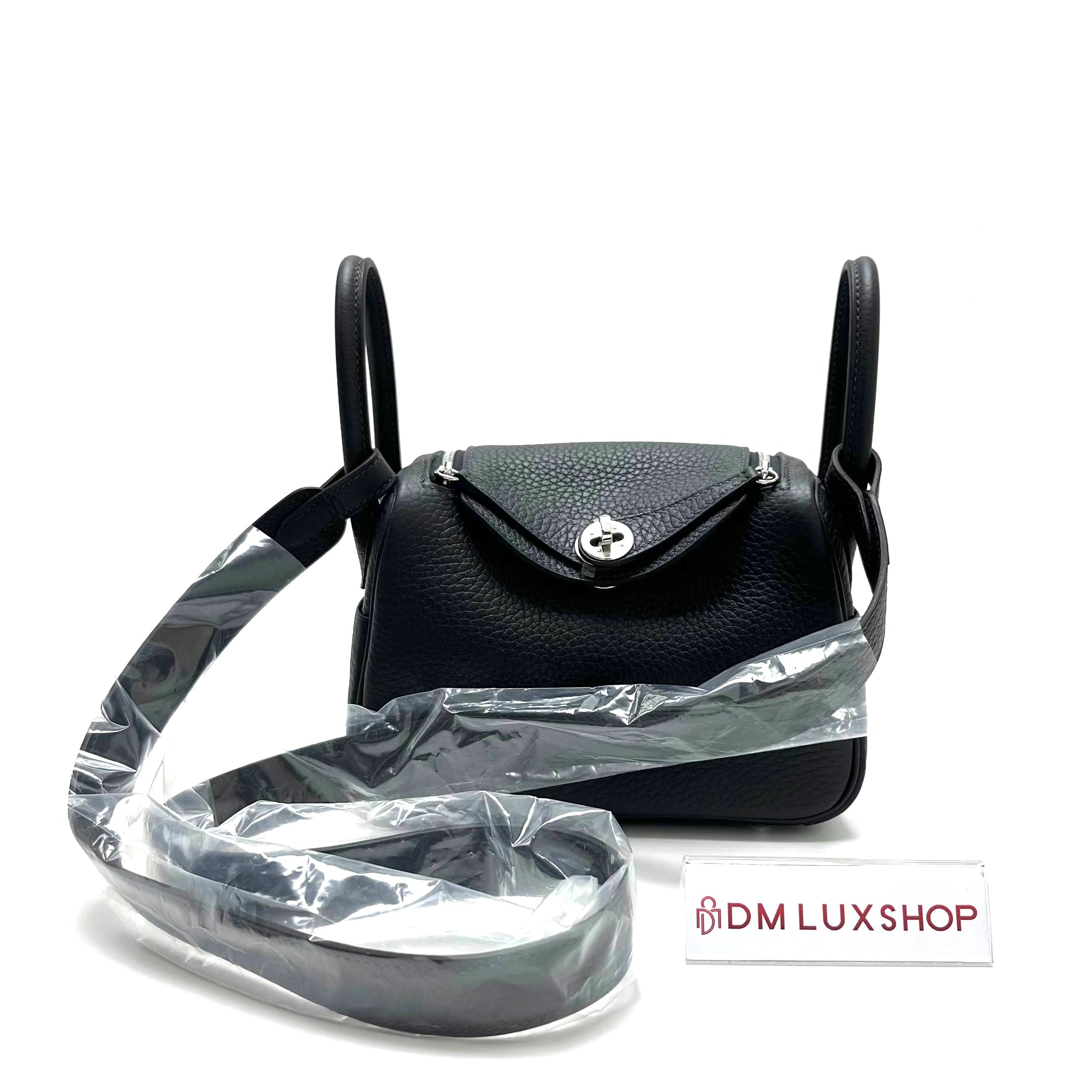 Hermes Mini Lindy 2 Caban PHW (Stamp K)