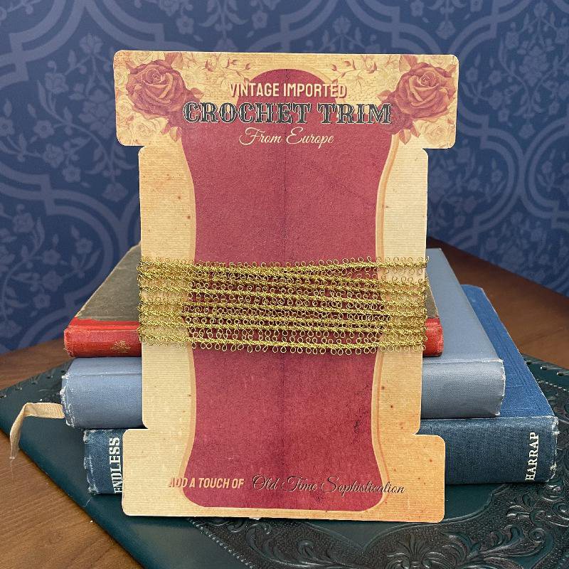 Vintage Imported Crochet Lace Trim - 07/Width 0.7cm