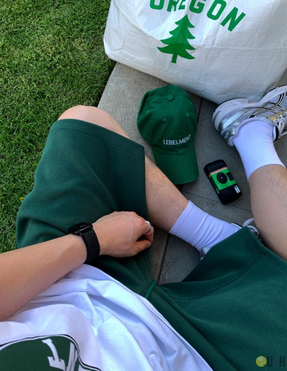 【100%保證韓國直送】韓國品牌原創系列 雙層棉質單褶 Bermuda 闊身抽繩短褲 👖 [4 color] RL114926