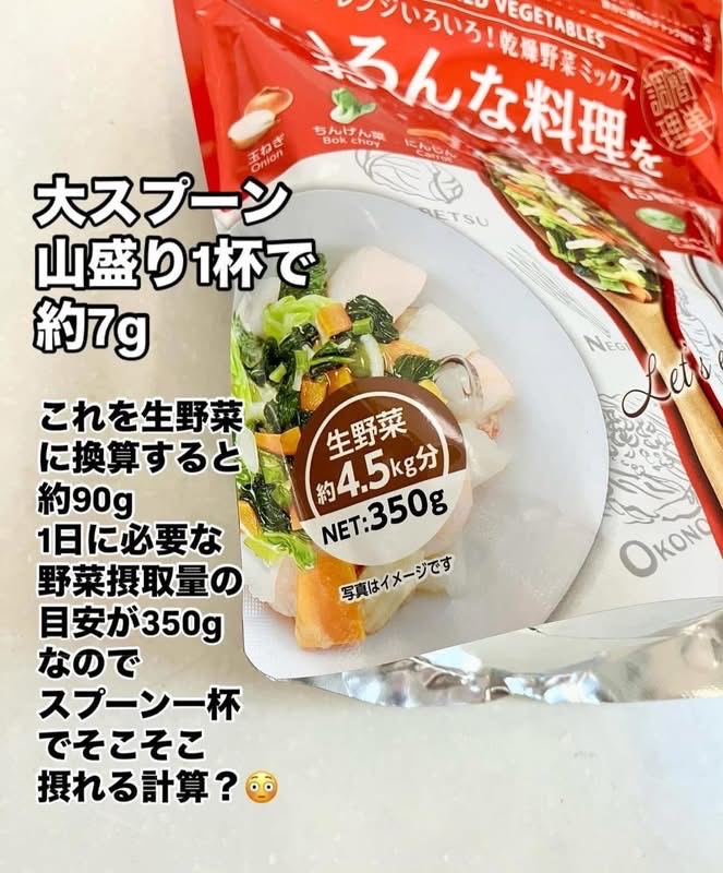 日本🇯🇵Costco快閃 🌟本週特價🌟 超人氣萬用乾燥野菜MIX 350g