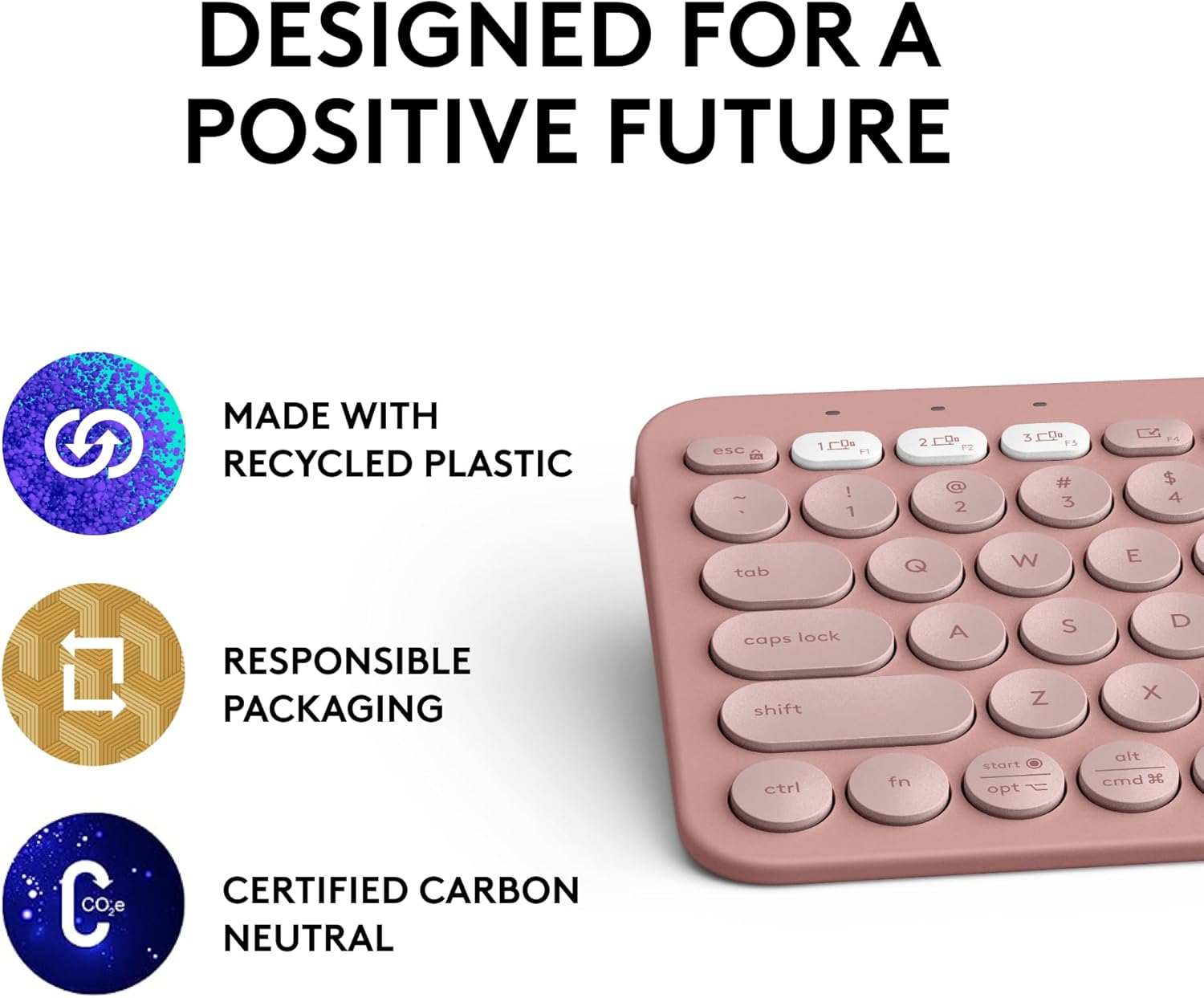 Logitech PEBBLE Keys 2 K380s 跨平台無線鍵盤