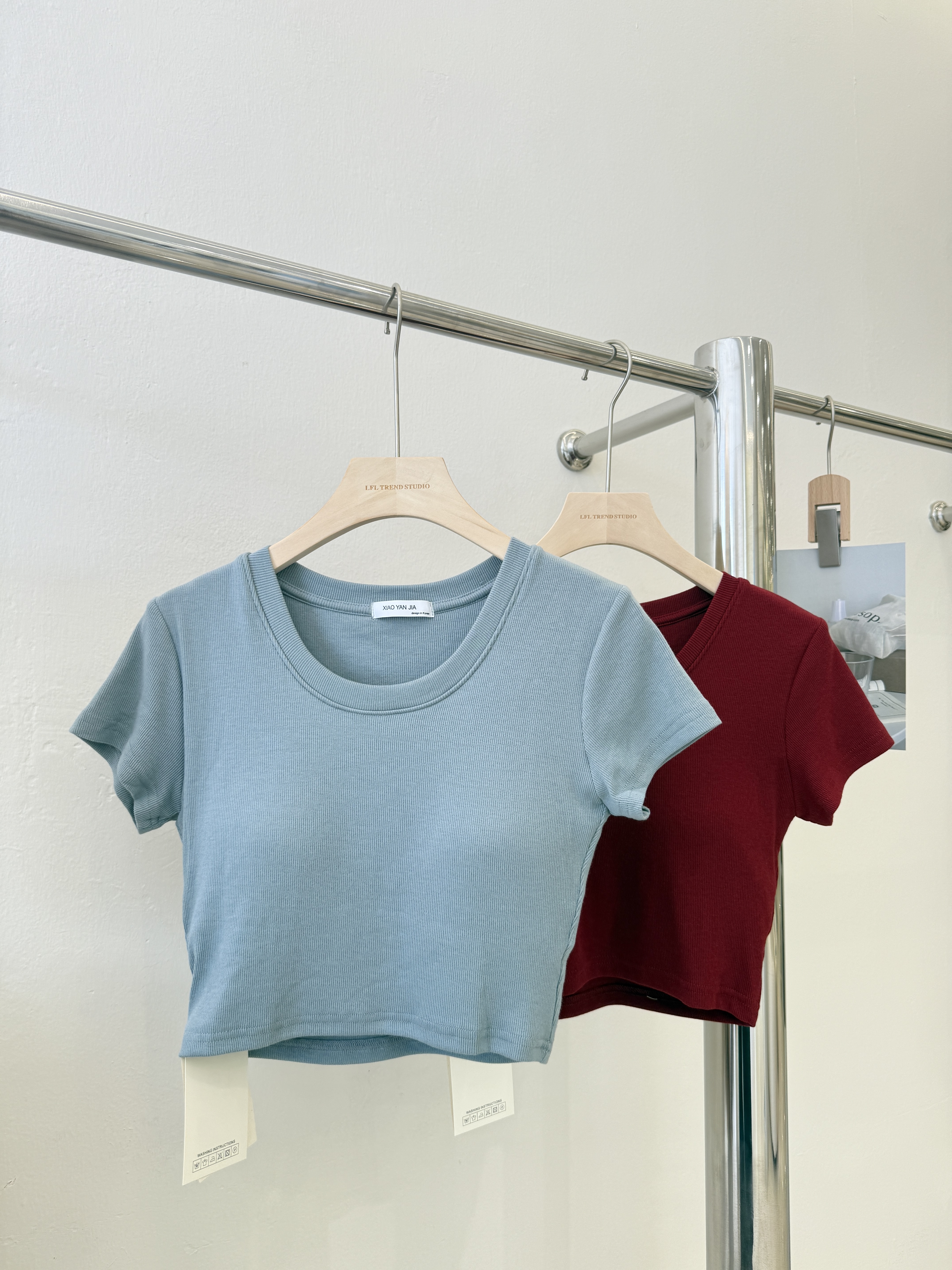 6818 爆款百搭胸垫上衣