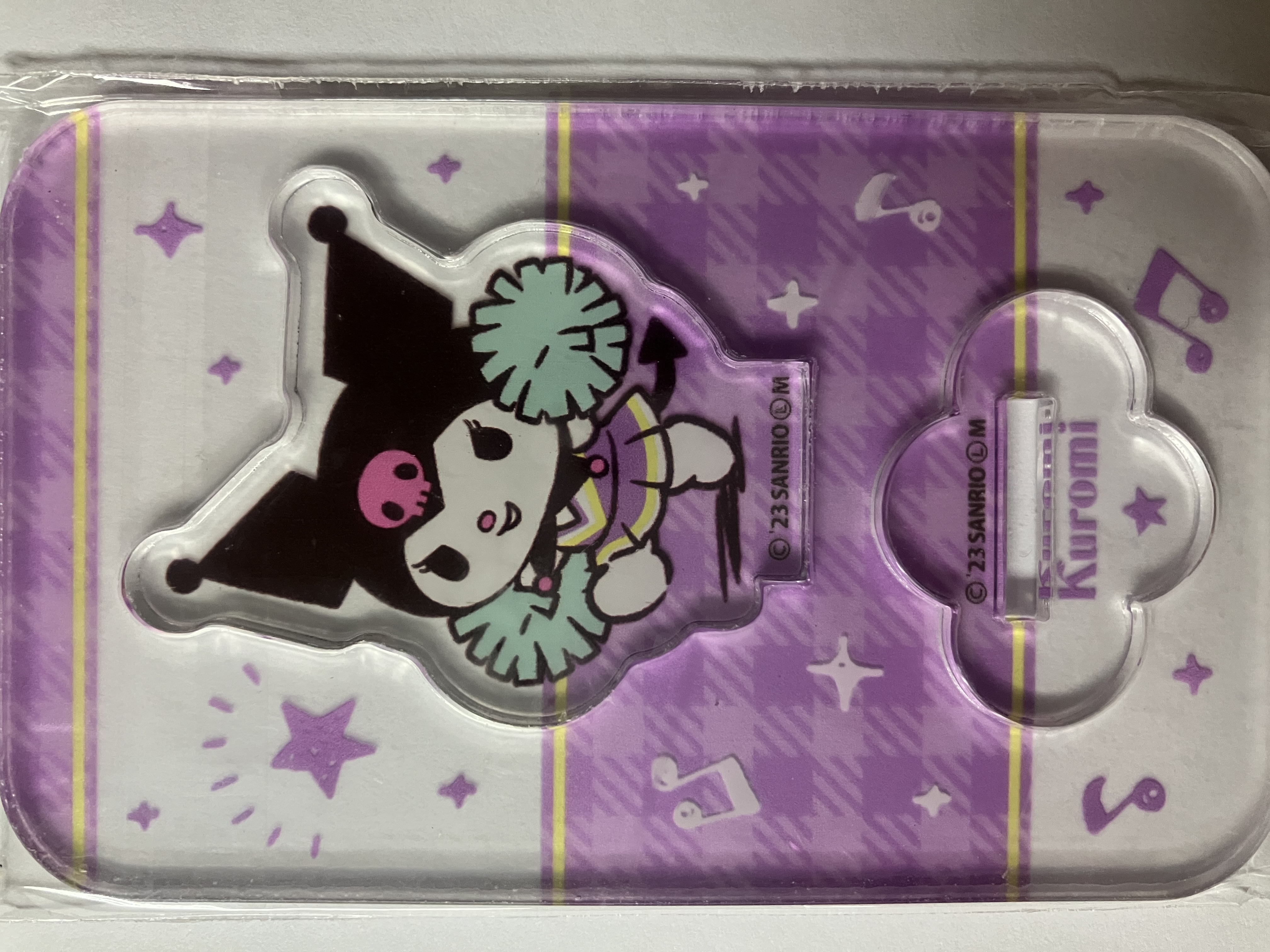 2023 SANRIO CHARACTER 企牌 膠牌 - KUROMI FG00019