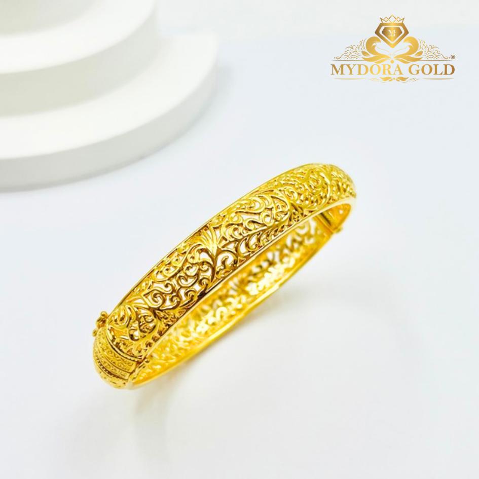 MYDORA Gelang Pahat Jawa l EMAS 916/22K