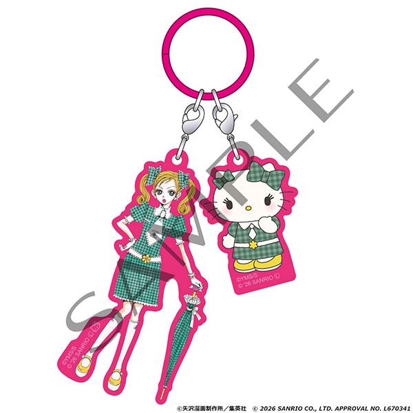 矢澤愛 近所物語 × Sanrio POP UP STORE 2連掛件匙扣 #P-GLG0365 (PRE-ORDER) [2026/11]