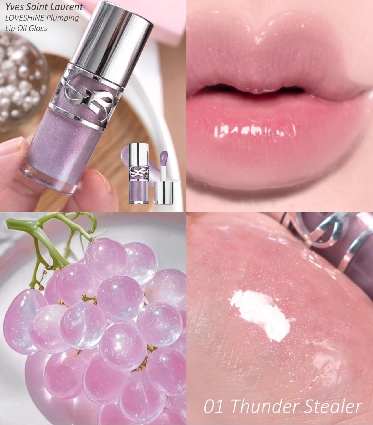🌸YSL 全新啵啵唇凍 #01 Thunder Stealer 6ml  貨 size