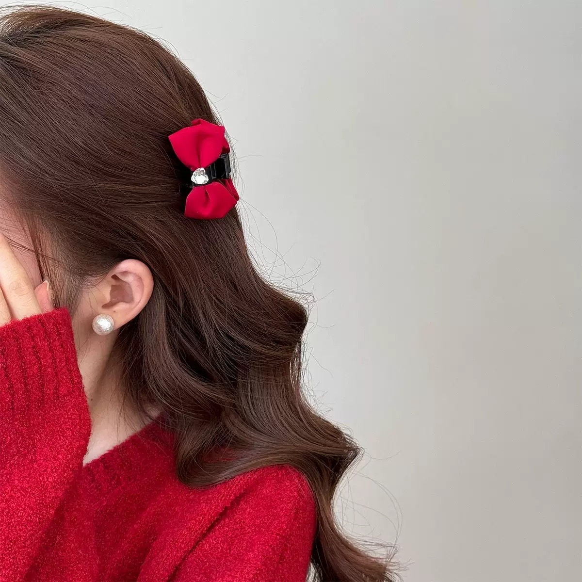 蝴蝶结爱心抓夹