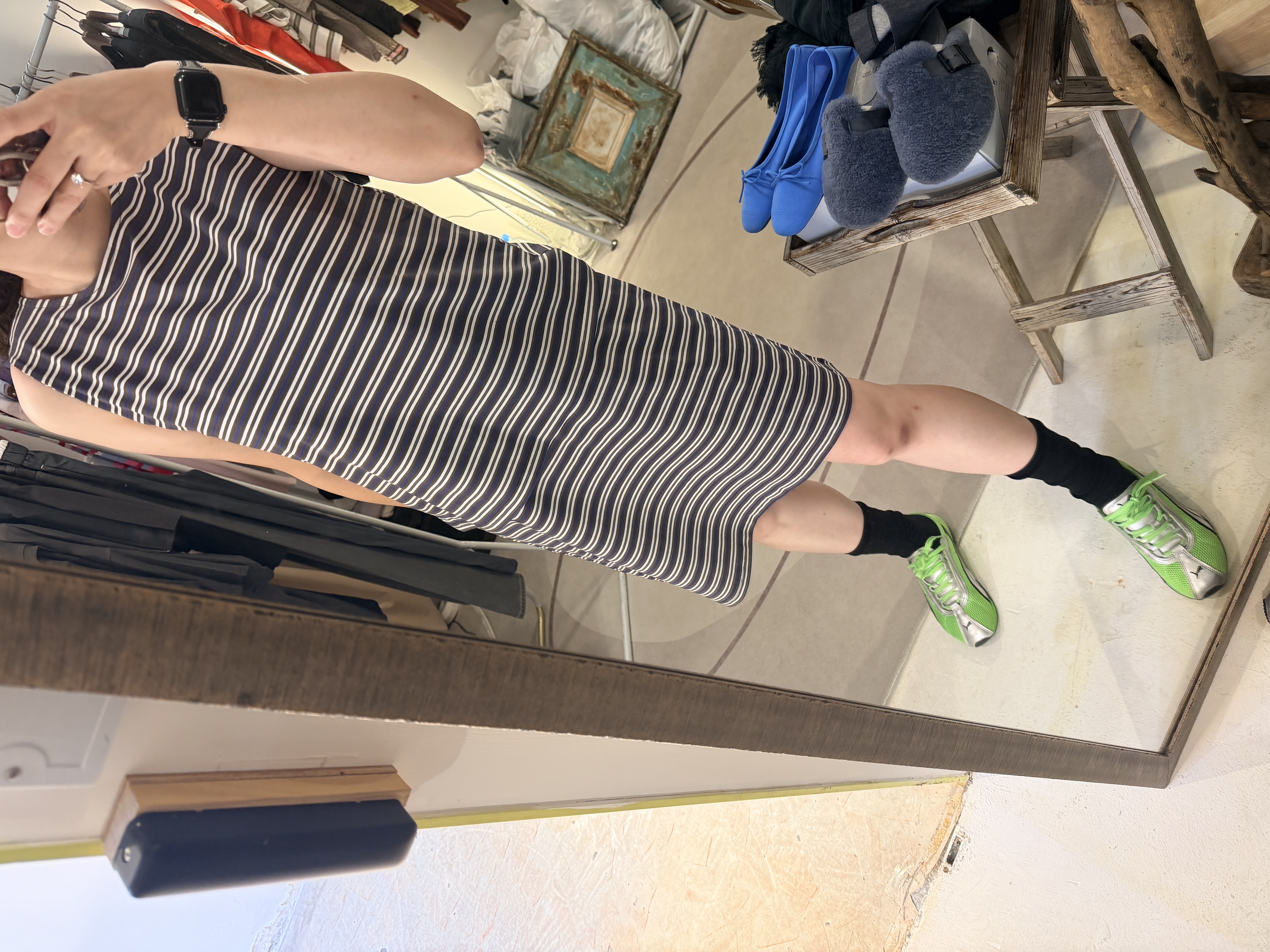 Soft cotton vest dress