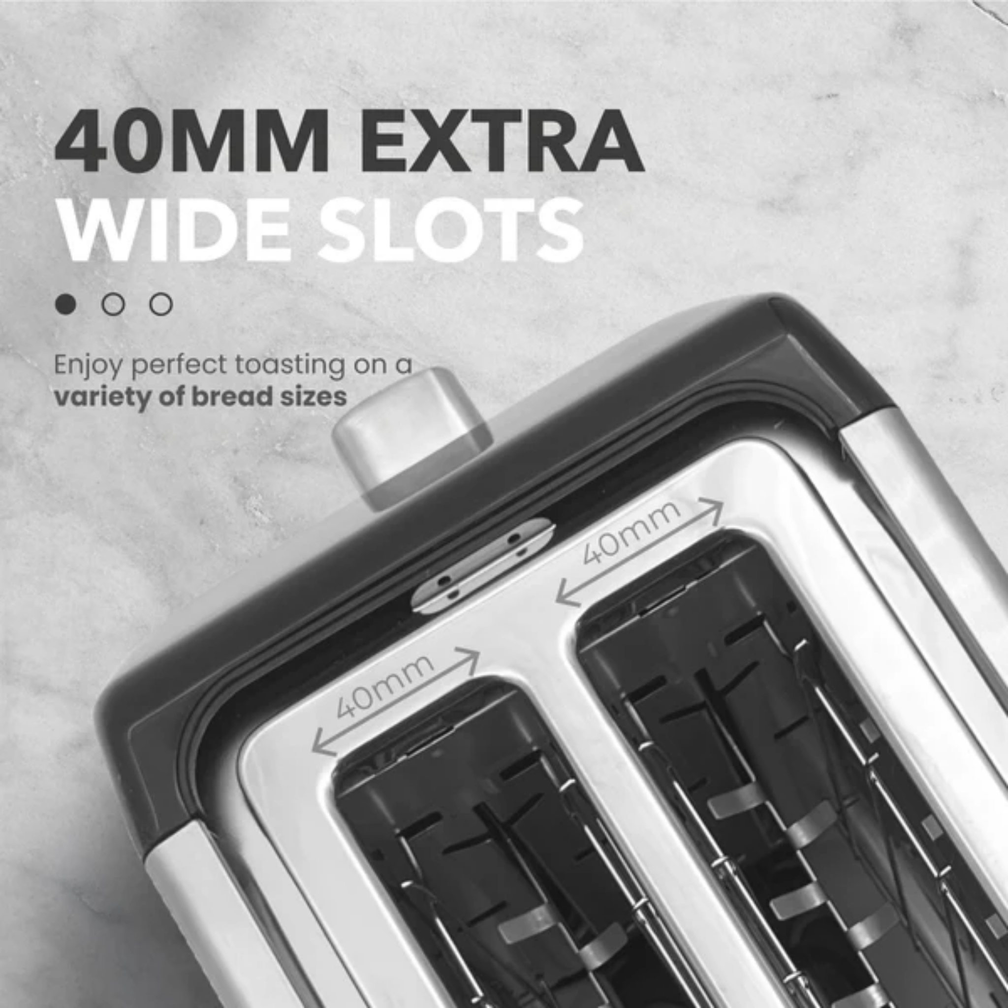 Russell Taylors 925W Smart Stainless Toaster (T3)