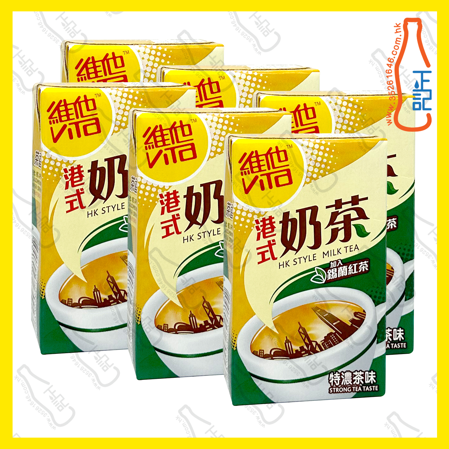 ==(紙包) 維他(特濃茶味)港式奶茶 250ml x 6包 /排
