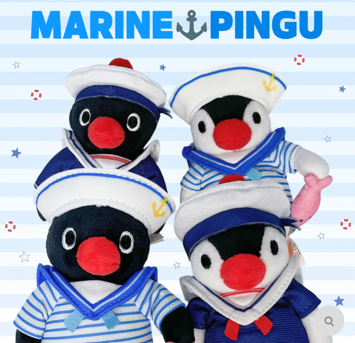 韓國 Pingu - Pingu & Pinga 水手系列