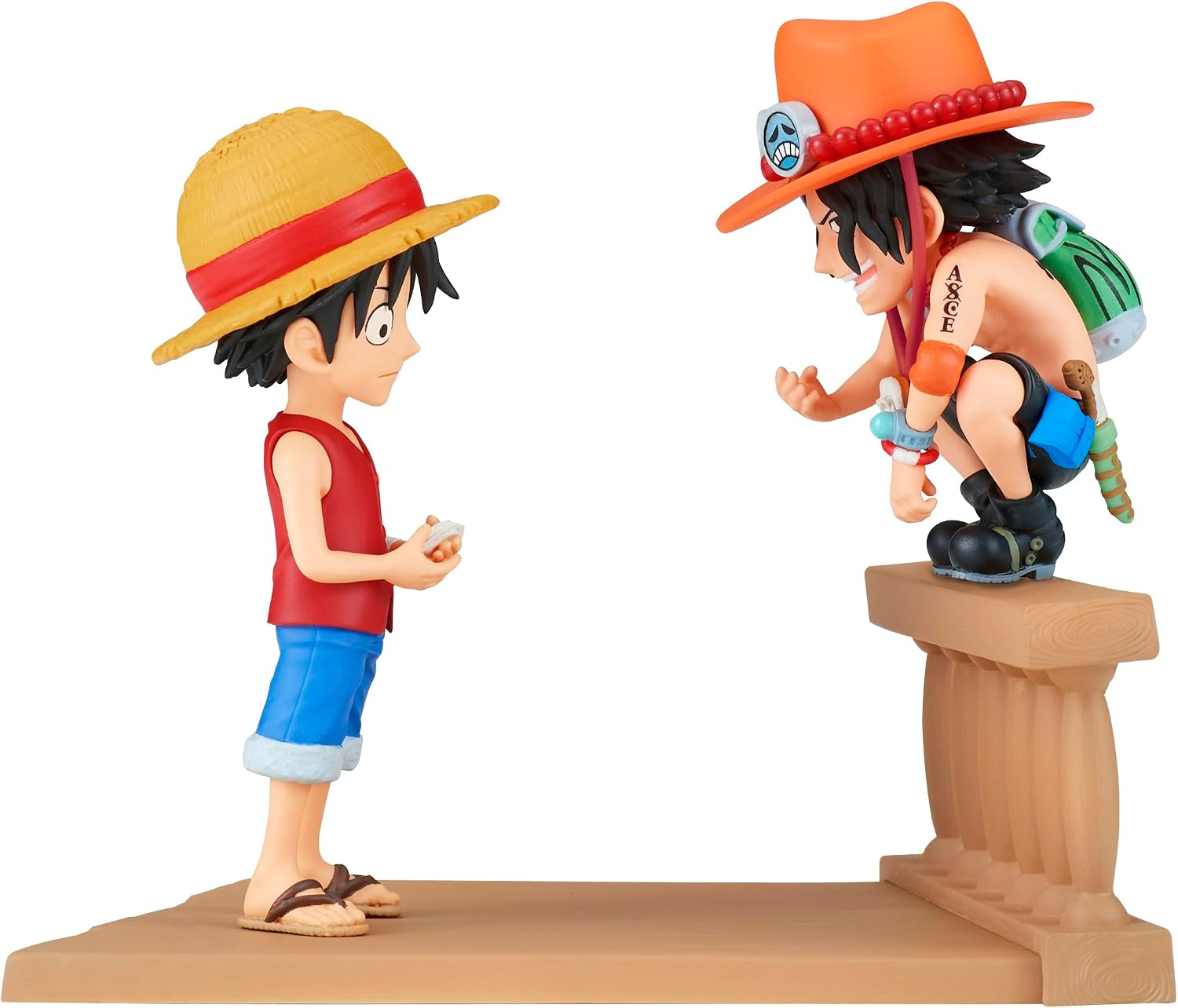 Banpresto, World Collectable Figure (WCF): One Piece, Log Stories, Monkey D. Luffy & Portgas D. Ace