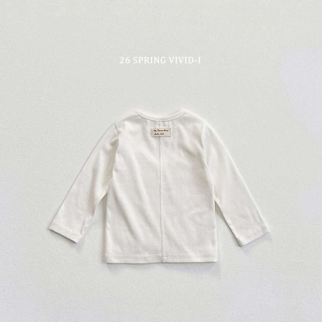 🌸預訂 韓國直送🌸🇰🇷VIVIDI四色日常純色長袖打底上衣