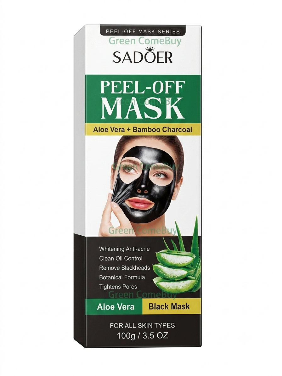 SADOER 黑頭終結者蘆薈竹炭淨膚面膜