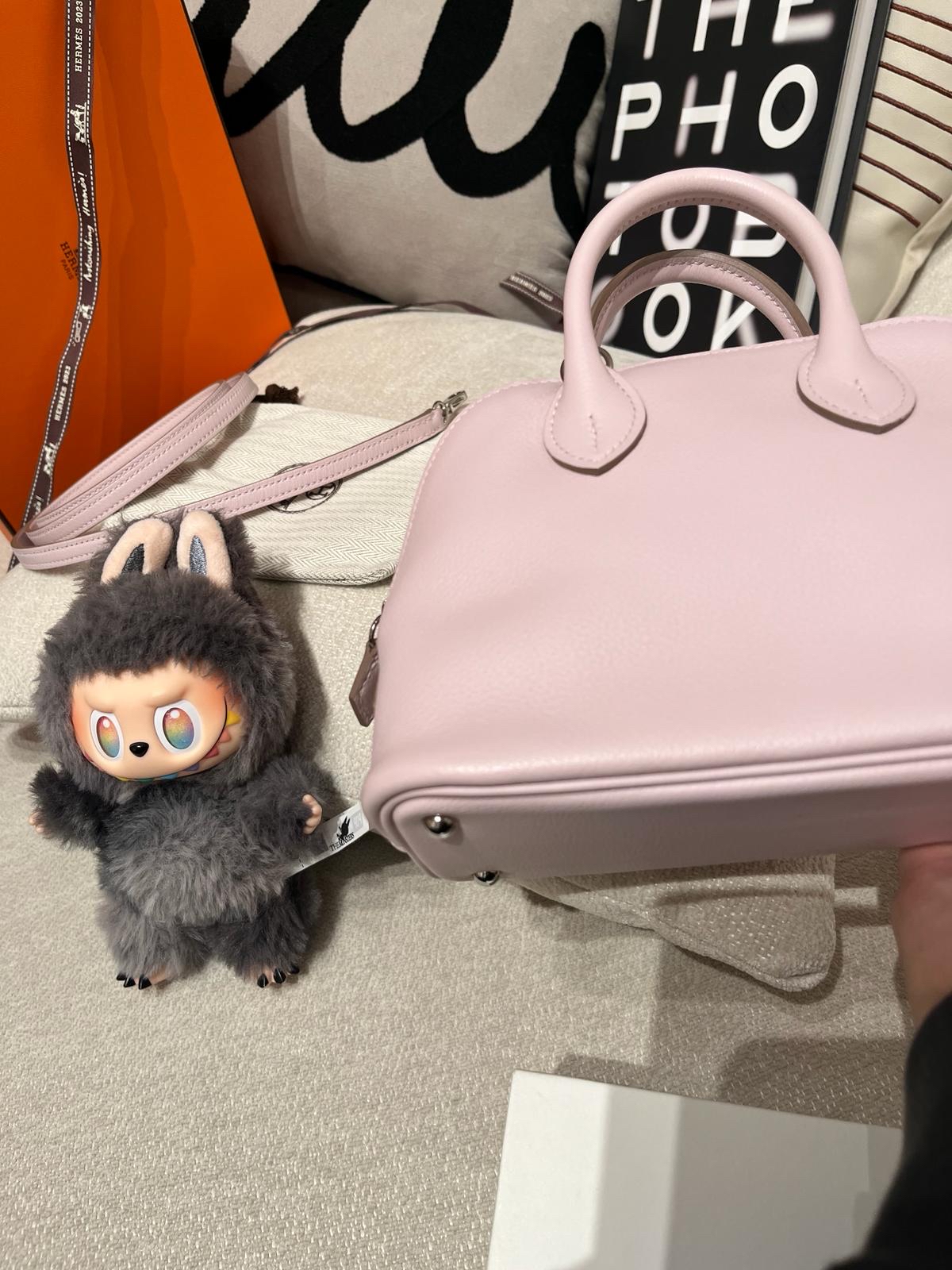 Hermes Mini Bolide Stamp B 夢幻紫 100%Authentic,99%New ✅Dust bag✅Box 