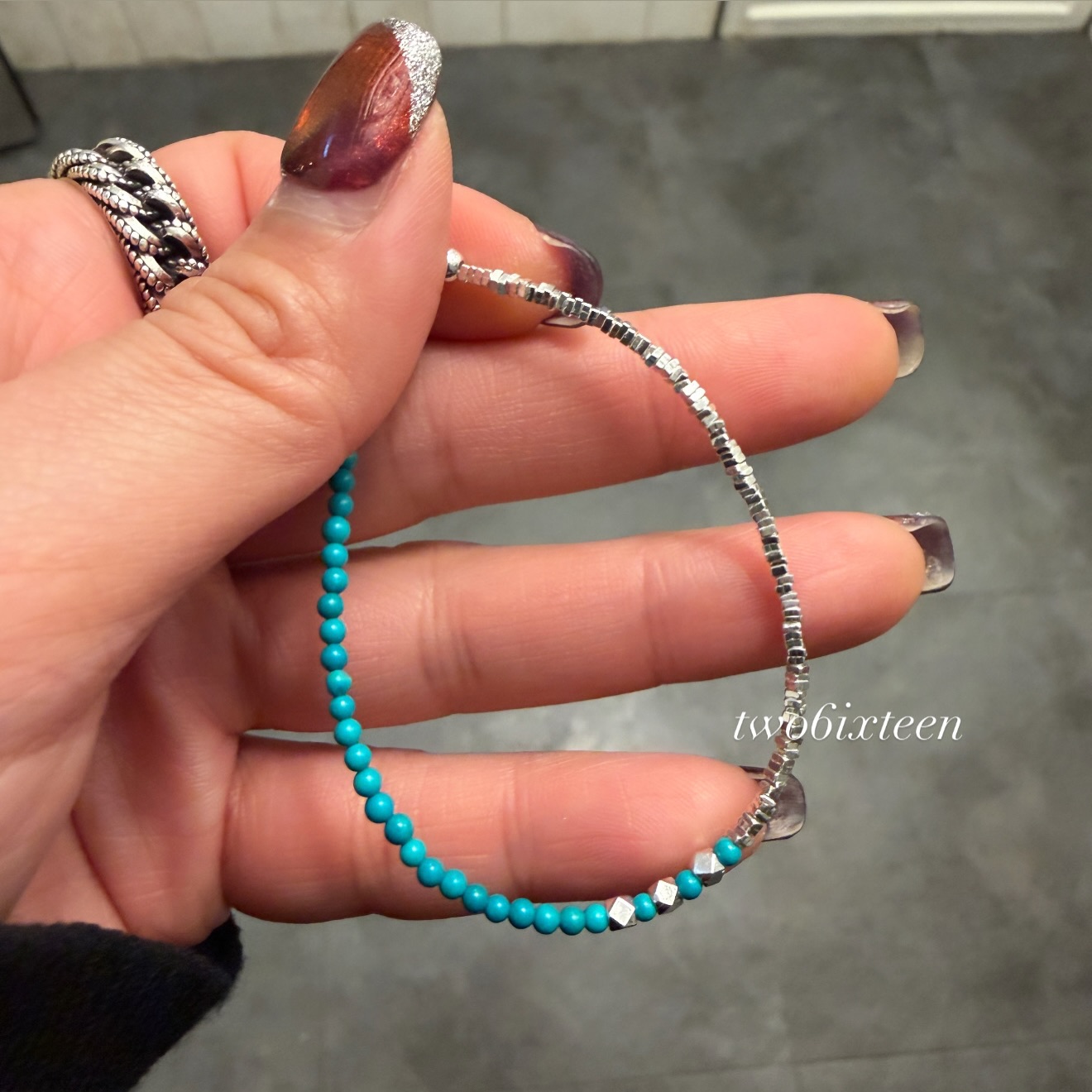 CLB162  綠松石碎石手鏈