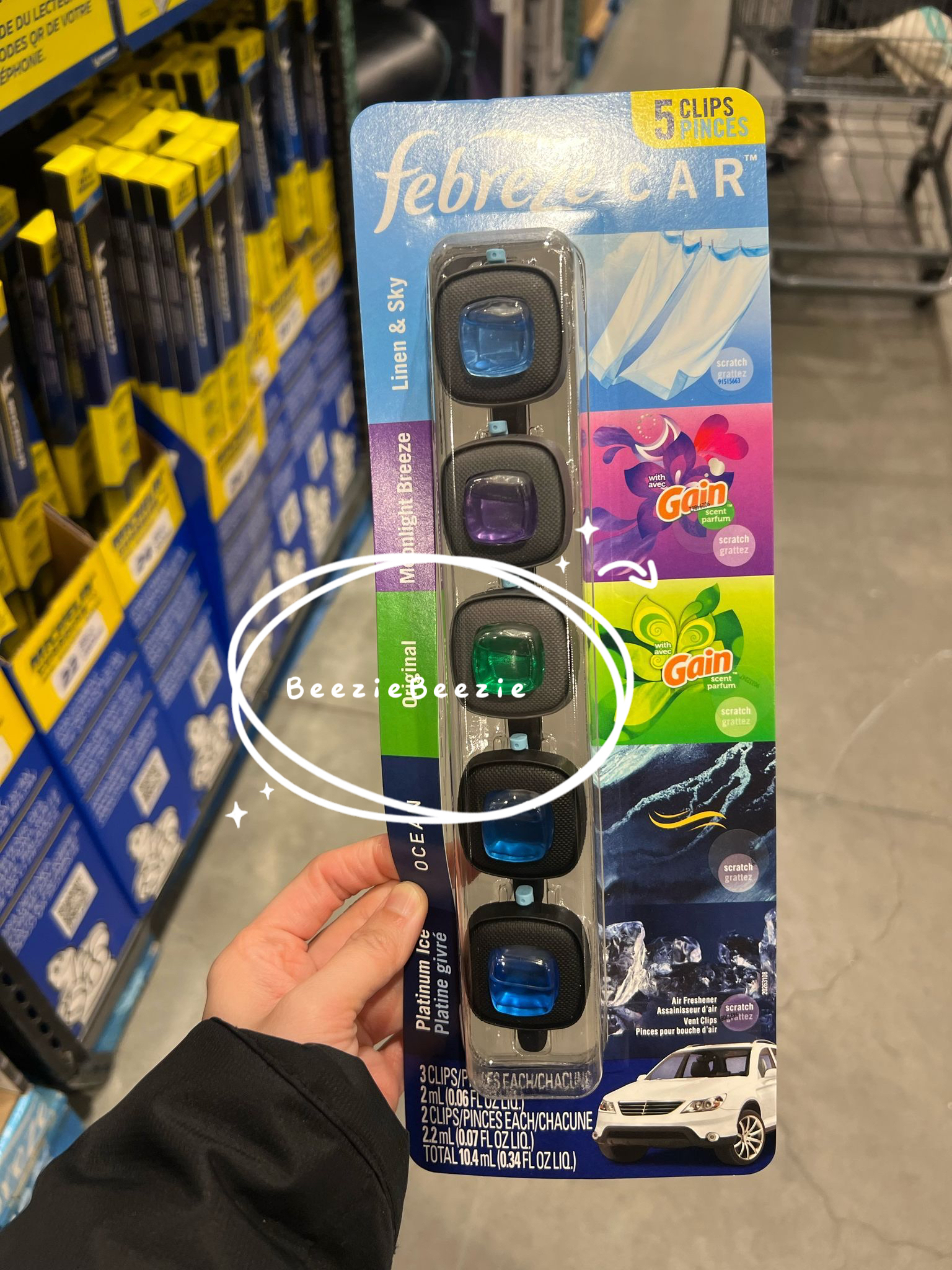 (預購 - 3月13號截單) Febreeze 汽車空氣清新劑 (5 clips)