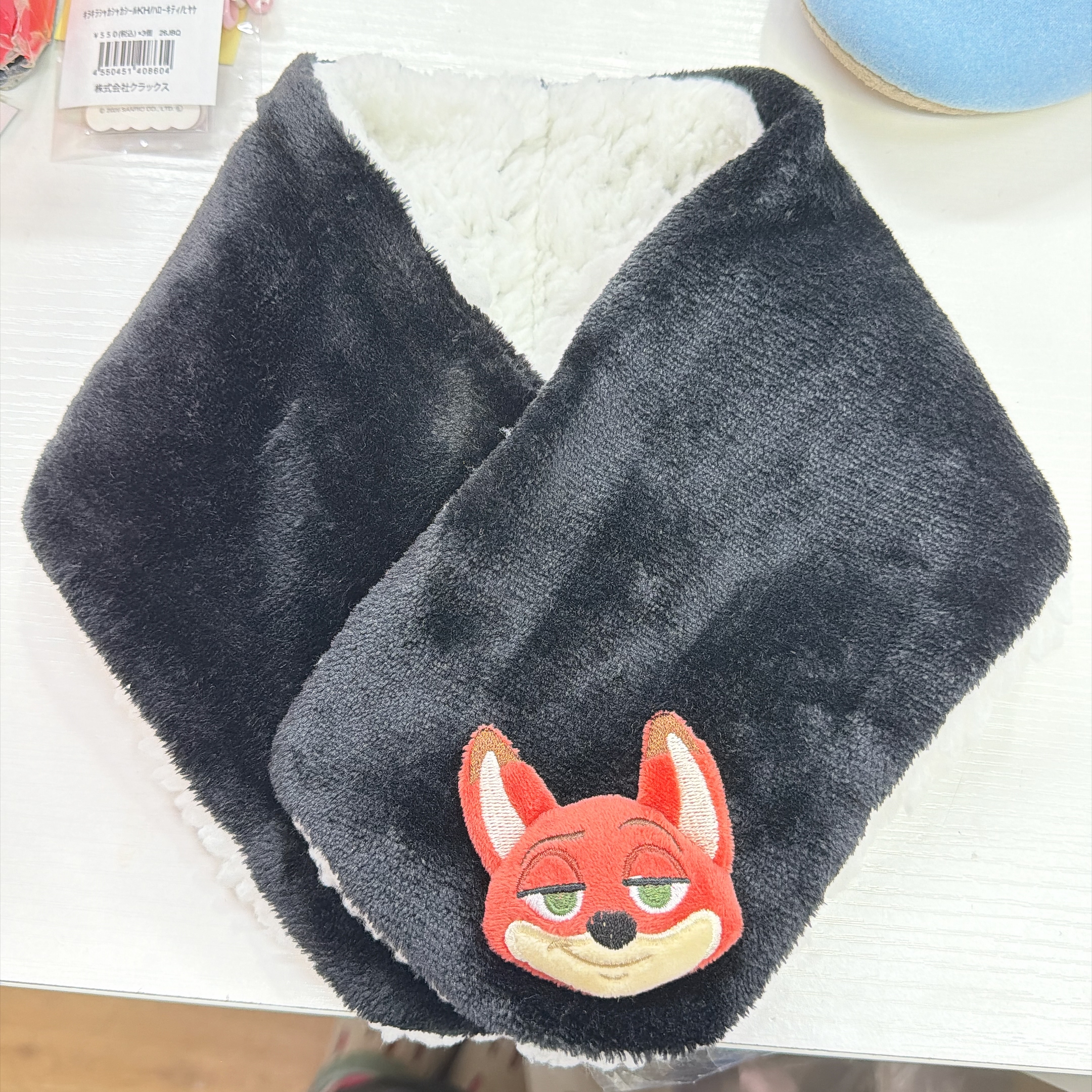 日本直送日本版 zootopia 尼克 小童頸巾