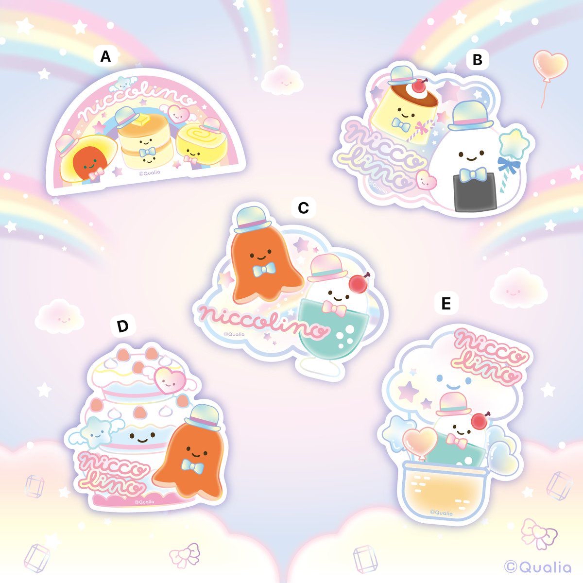 四月連線貨品 - 日本 Niccolino 豆豆眼 貼紙