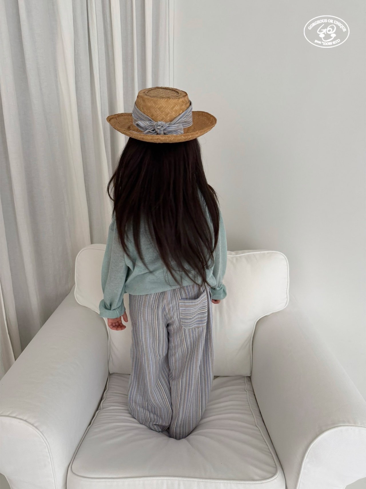 Gou | Denim pants (Stripe L100-120)