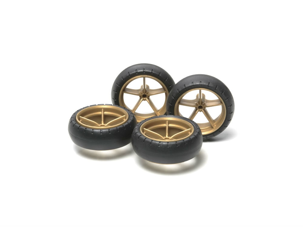 LARGE DIA. NARROW LIGHTWEIGHT WHEELS (w/ARCHED TIRES)