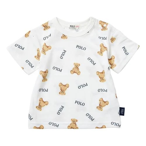 🇯🇵預訂 日本直送🇯🇵Polo Baby標誌小熊滿印短袖T恤