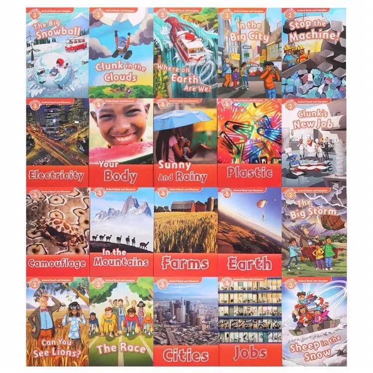 Oxford Read and Discover and Imagine level 1-6 牛津閱讀與探索發現與想像｜full set 108 books｜點讀版