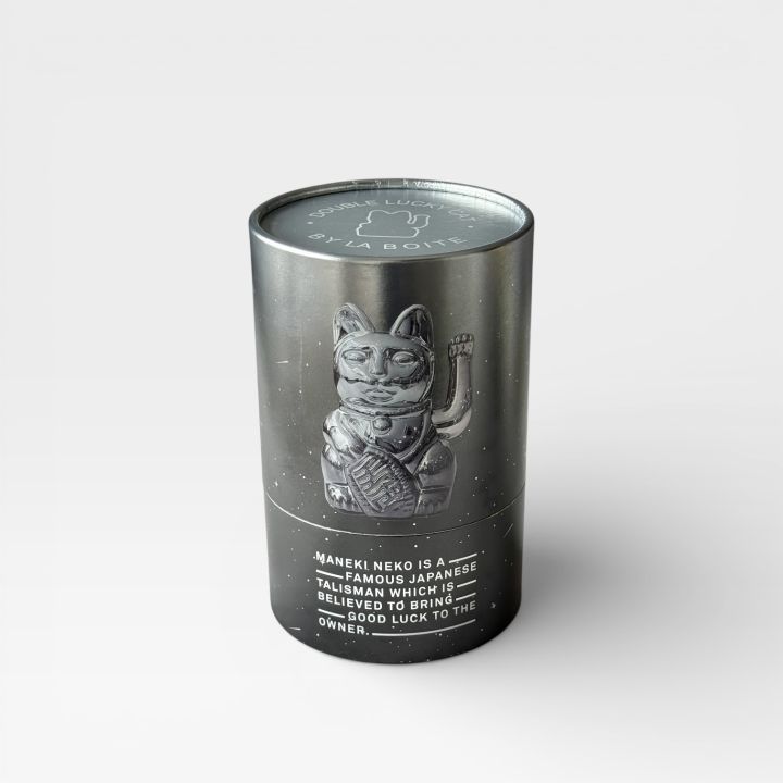 📦訂購 台灣代購 la boite Double Lucky! Cats Lucky Cat 金屬光譜系列 雙色漸變幸運繽紛自動招手招財貓