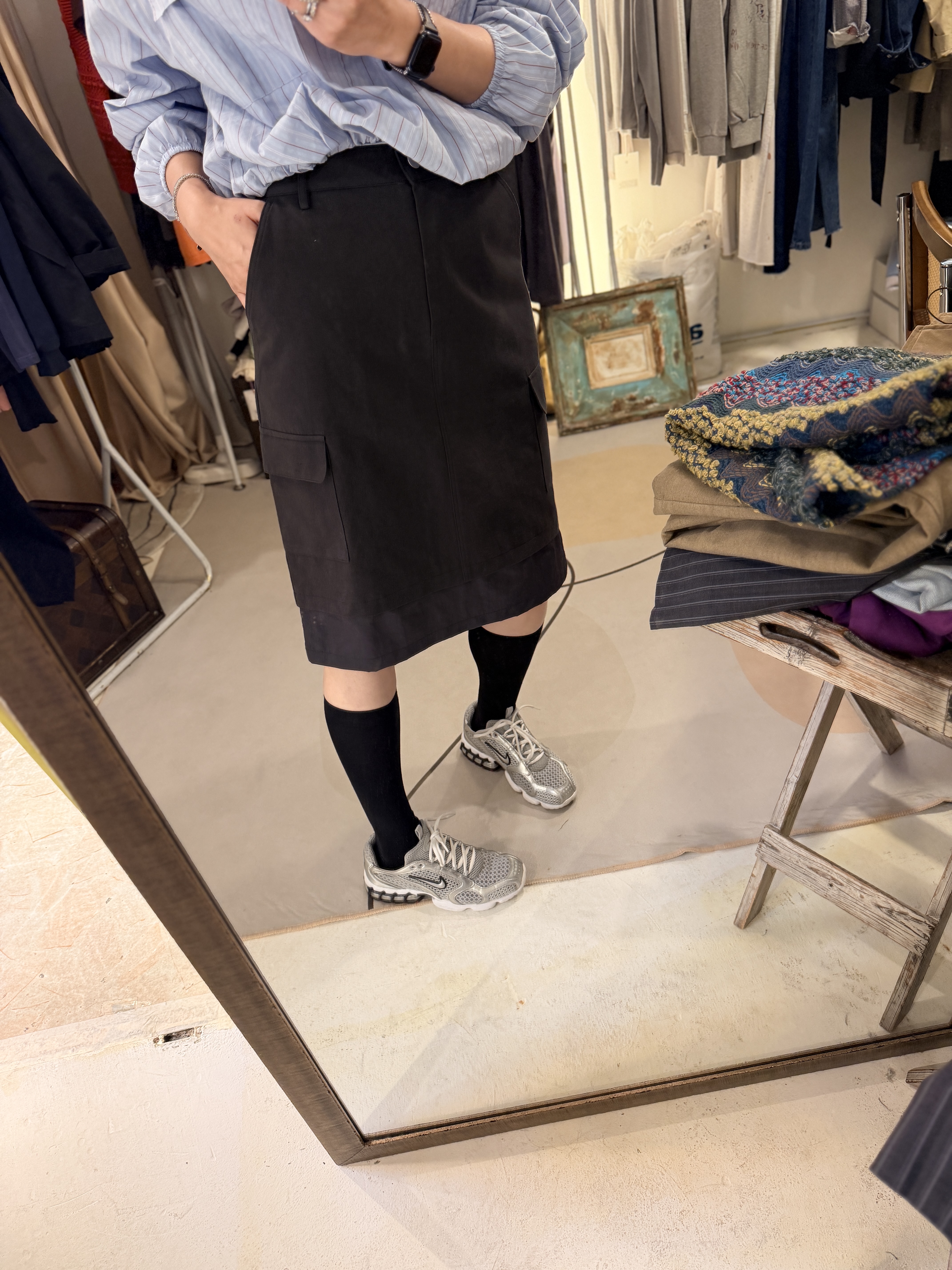 Layer pocket skirt