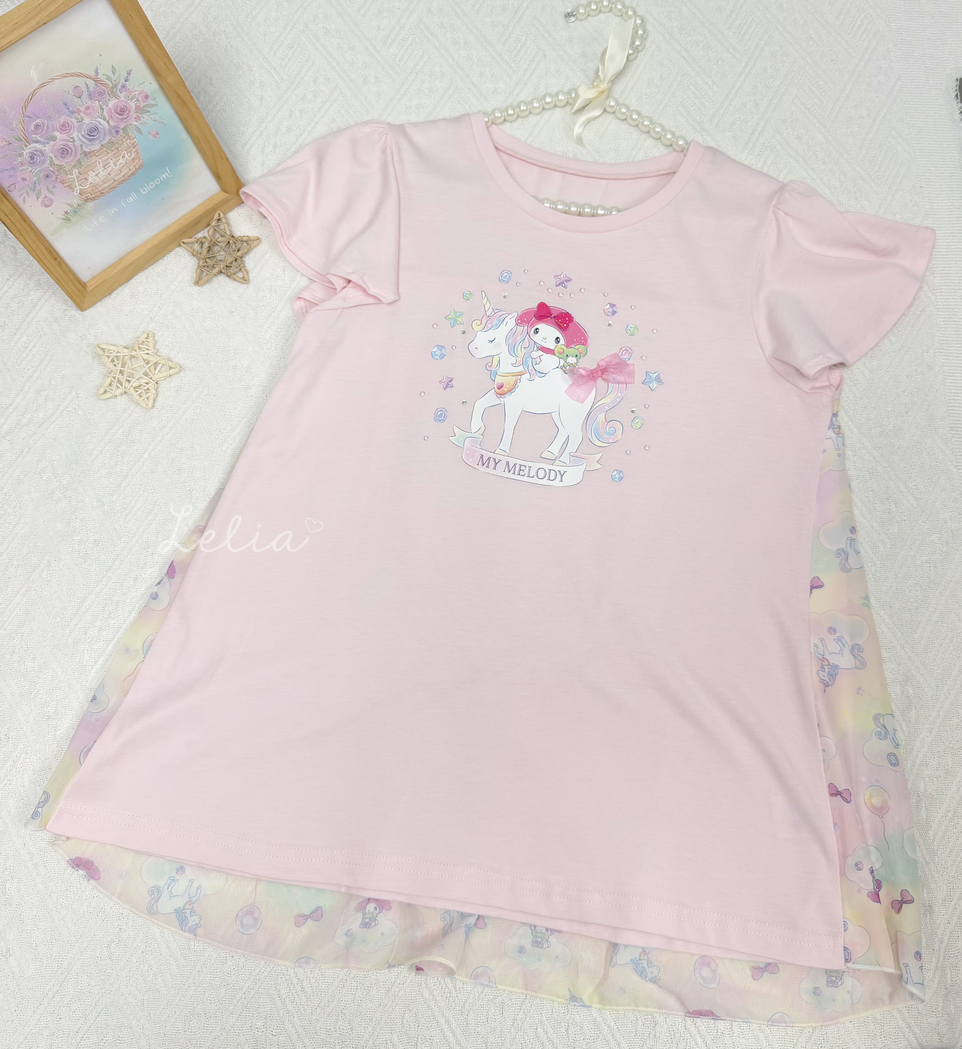 ▫️現貨▫️anyFAM X Sanrio Kuromi拼布上衣