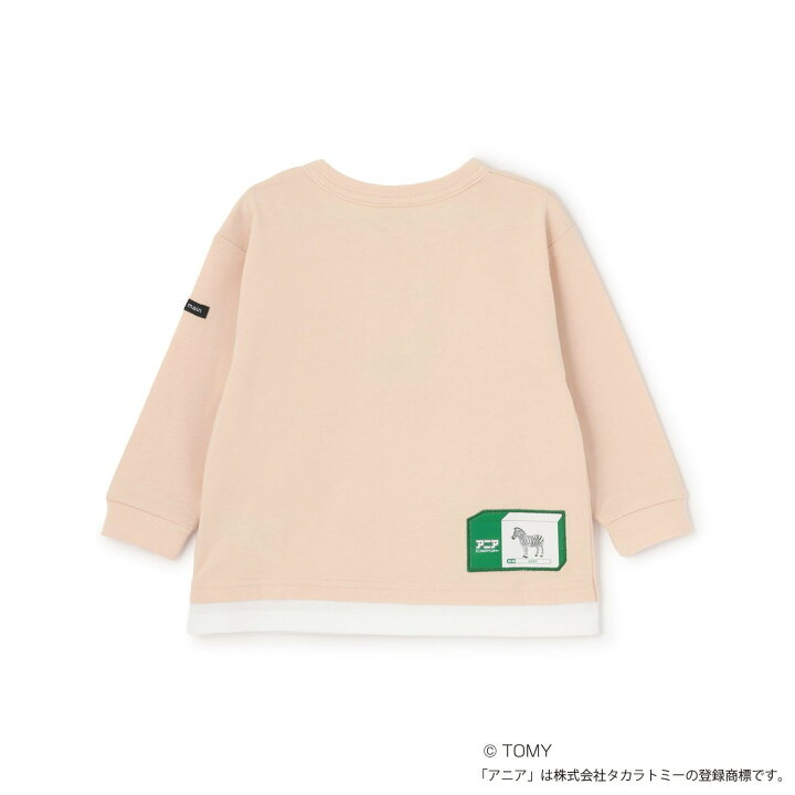 🇯🇵預訂 日本直送🇯🇵Petit Main x Tomica系列三色恐龍動物車車印花假兩件長袖T恤