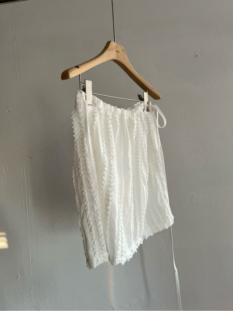 221018 立體直紋綁帶裙